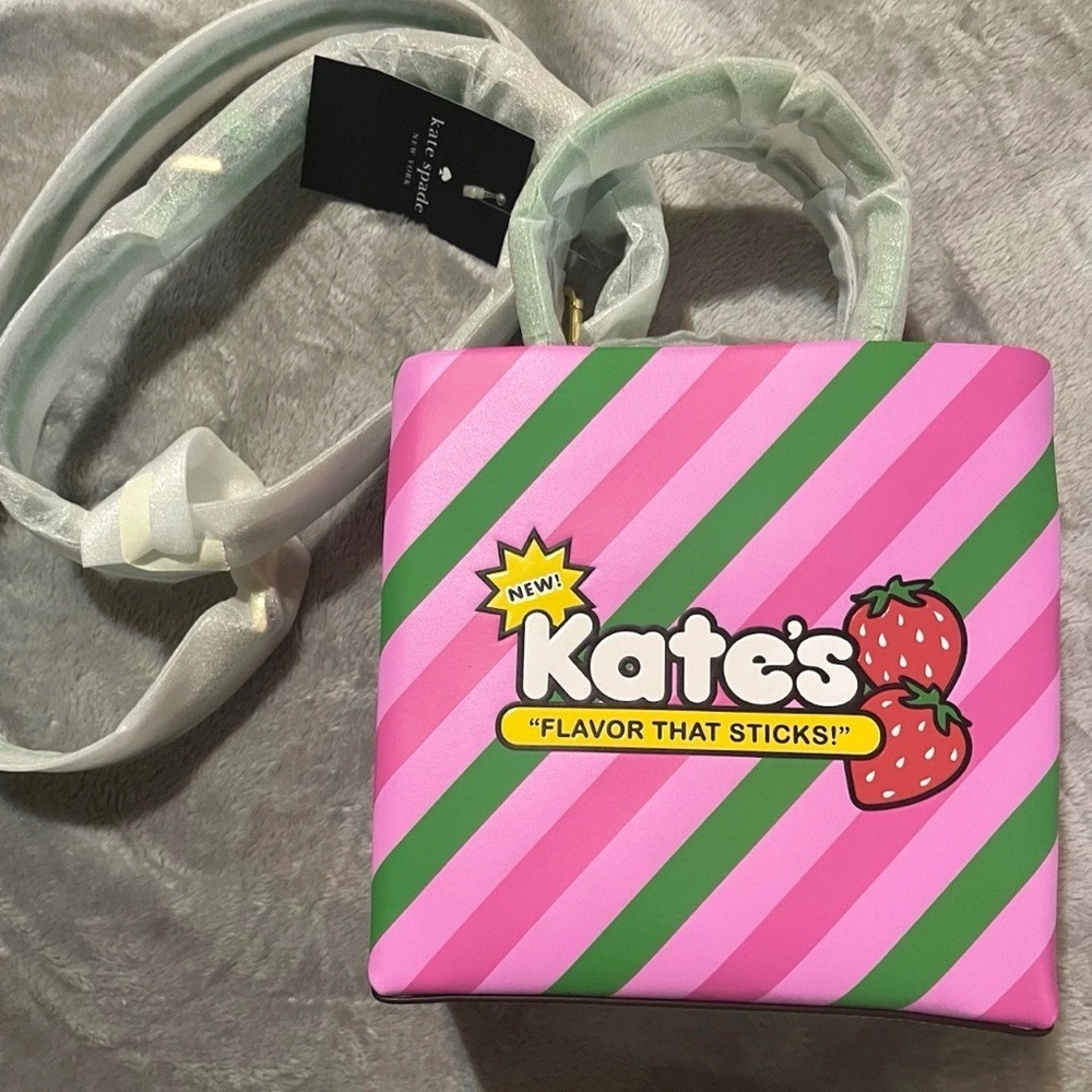 NWT Kate Spade Candy Treat Yourself Mini Tote KK171 Pink Multi Color - Picture 11 of 11